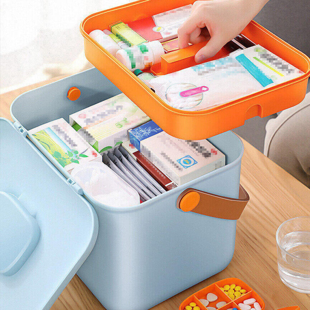 Double-Layer Medicine Box